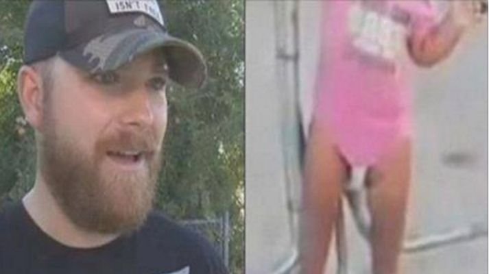 Man Sees Toddler All By Herself Outside Screaming Hysterically, Then Sees What's Behind Her