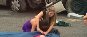 Passersby See Sobbing Girl On Ground Hugging Life Body, Then They Realize What Happened