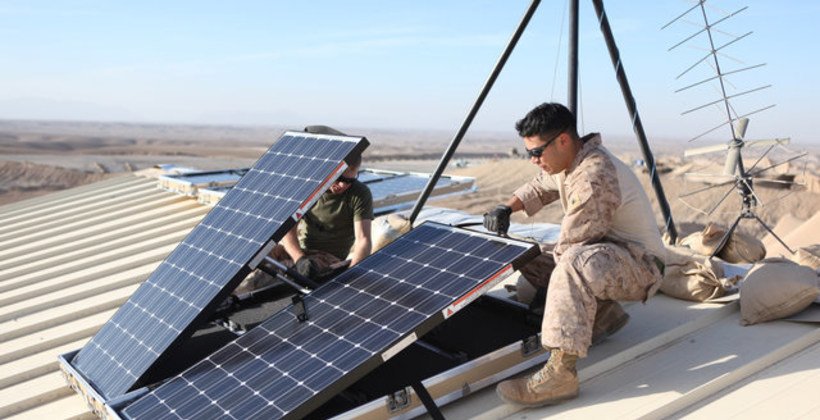 Military Marches Forward On Green Energy, Despite Trump