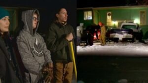 Teenagers Shoveling Snow To Help Out Had No Clue Who Was Right Inside One Of The Homes