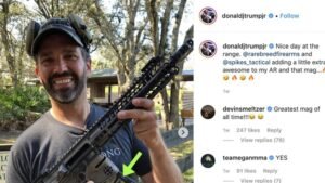 Don Jr. Sparks Outrage After Sharing Photo Of His Customized Gun With 'Controversial' Design