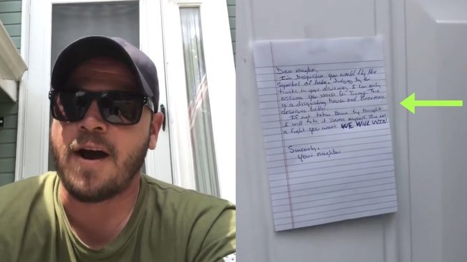 Veteran Refuses To Remove 'Symbol Of Hate' From His Property After Neighbor Complained