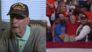 Trump Supporters Make Headlines For Honoring WWII Veteran At Phoenix Rally