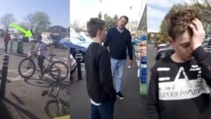 Boy 'Harasses' Grocery Store Workers, Dad Forces Him To Return To Store And Apologize