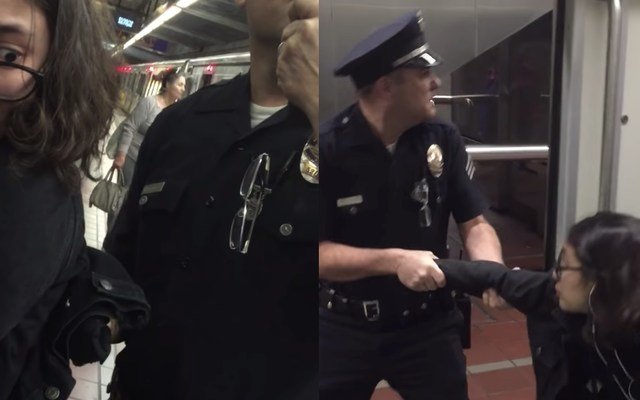 Officer Pulls Teen Off Train, Arrests Her For Allegedly Having Her Foot On Seat