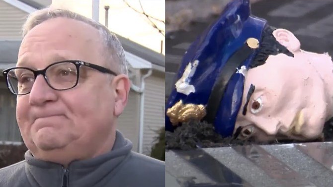 Residents Heartbroken After Vandals Allegedly Destroy 9/11 Memorial