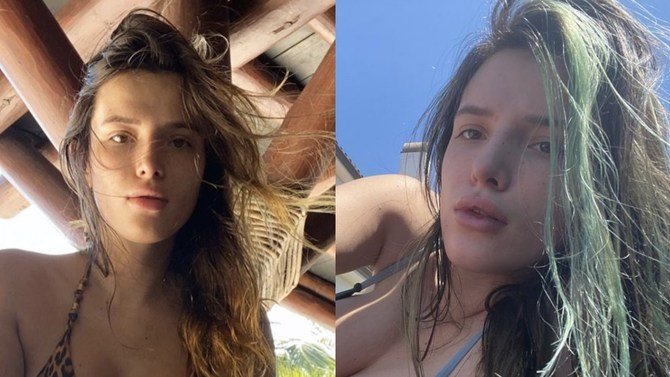 Actress Bella Thorne Turns Heads After Posting Backyard Bikini Photos