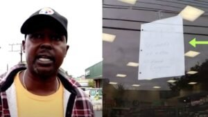 Handwritten Sign On 7-Eleven Door Stirs Controversy