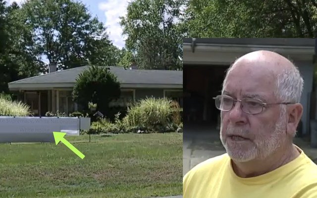 Homeowner's Sign On Lawn Causes 'Controversy' And 'Confusion'