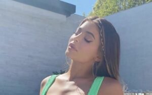 Kylie Jenner Turns Heads After Sharing 'Racy' Photos In Green Bikini