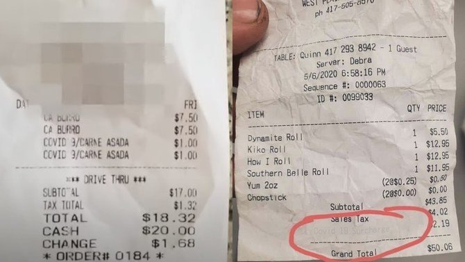 Restaurants' New Fees Cause Mixed Reactions On Social Media