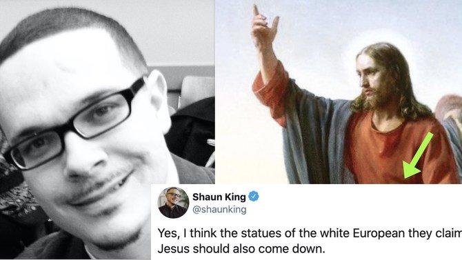 Black Lives Matter Activist Says White Statues Of Jesus Should 'Come Down'