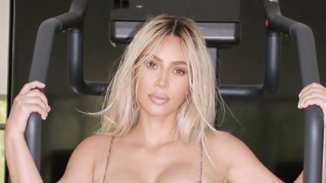 Kim Kardashian Turns Heads After Sharing 'Quarantine Workout' Photos