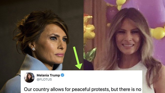 Melania Trump Faces Backlash After Tweeting 'No Reason For Violence' During Protests