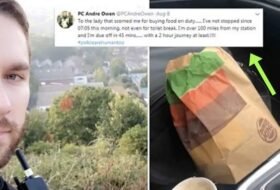 Officer Responds After Woman Allegedly 'Shamed' Him For Buying Burger King On The Job