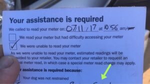 Meter Reader Leaves 'Terrifying' Note Outside Man's Home, Explains Why He Couldn't Do His Job
