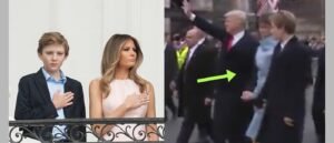 Video Resurfaces Of Melania Trump's 'Embarrassing Moment' With Barron During Inauguration