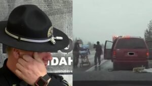 Cop Stops Van For Minor Violation, Calls Medics When He Sees Child's Condition In Back Seat