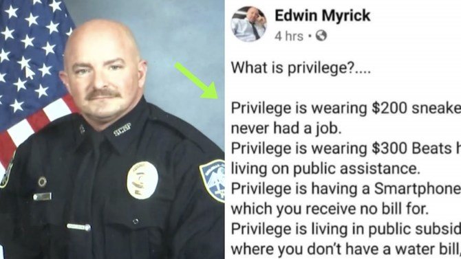 Police Officer Fired After Sharing 'Controversial' Post On Facebook