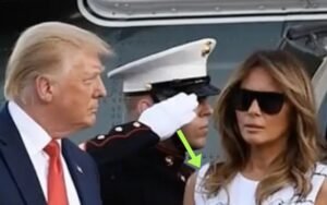 First Lady Melania Mocked Online For Wearing 'Unusual' Designer Dress