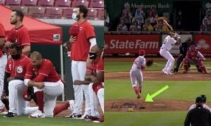 Major League Baseball Faces Backlash From Fans Over New Logo On Pitcher's Mound