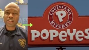 Popeyes Employee Fired After Officer Claims He Found Spit, 'Derogatory' Remark In His Meal