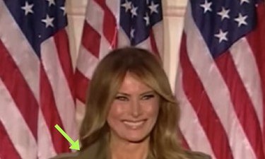 First Lady Melania Faces Backlash Over Outfit Choice For Speech In Rose Garden