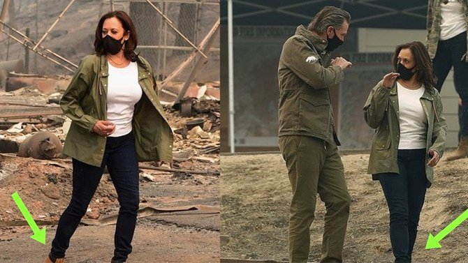Kamala Harris' Shoe Choice Turns Heads On Social Media