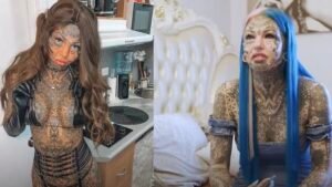 Woman Who Spent $120k Modifying Her Body Shares Photo Of Herself Before Transformation