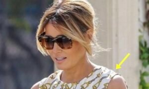 First Lady Melania Turns Heads Over Alleged 'Hidden Message' In Her Outfit