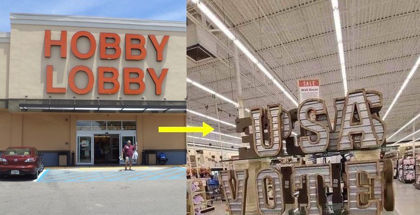 Hobby Lobby Faces Calls For Boycott Over 'Controversial' Display In One Of Their Stores