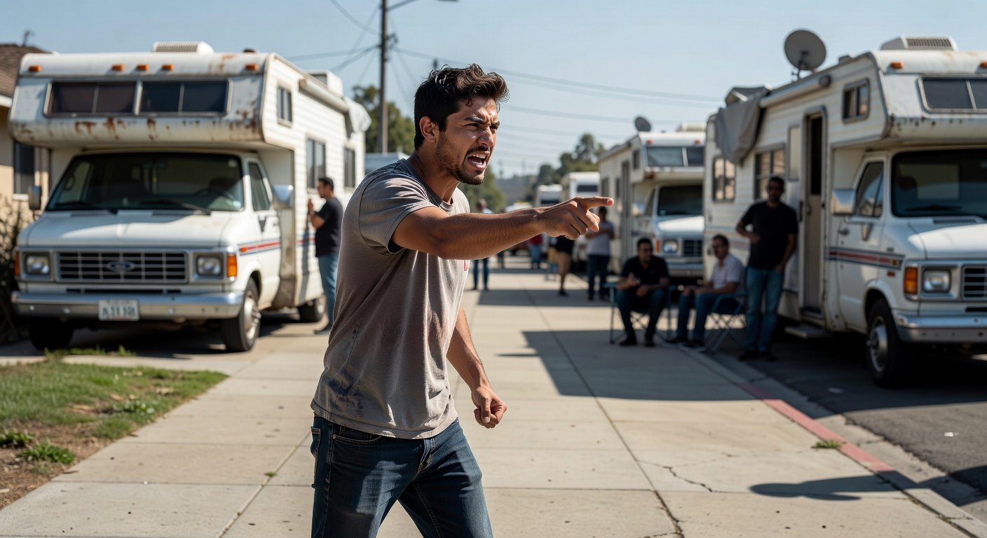 A young man raged about RV dwellers living outside his L.A. home. D.A. says it led to murder