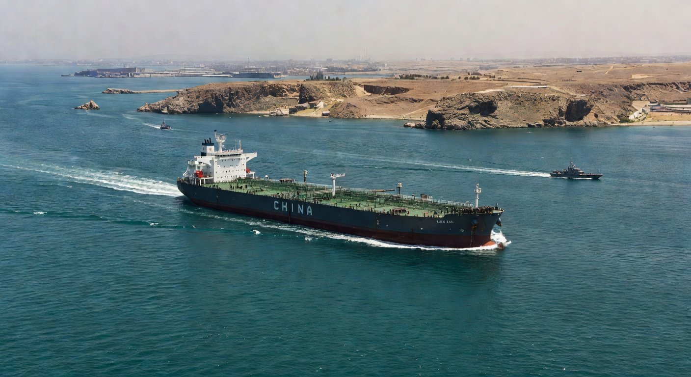 Chinese-Owned Tanker Transits Hormuz Along Iranian Coastal Route