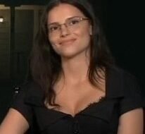 Inde Navarette smiling at the camera during an interview
