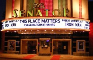Exterior of a movie theater